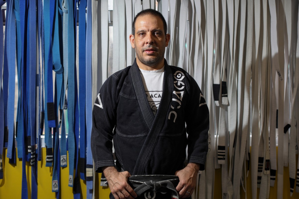 Kiko Cacella, founder and head coach at D’Jago BJJ Academy, at his gym in Central, Hong Kong, in April 2024. Photo: Xiaomei Chen