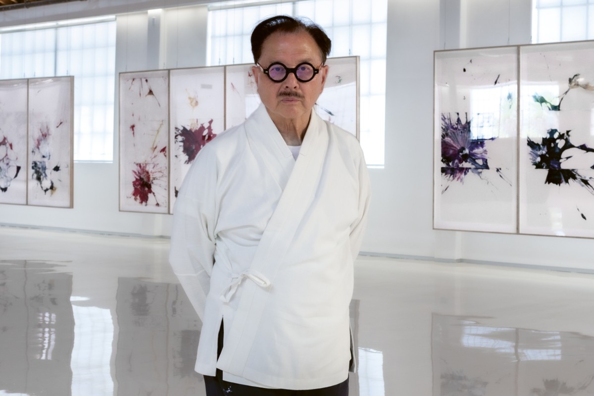 Michael Chow in 2022 his Los Angeles studio. Photo: Michael Chow