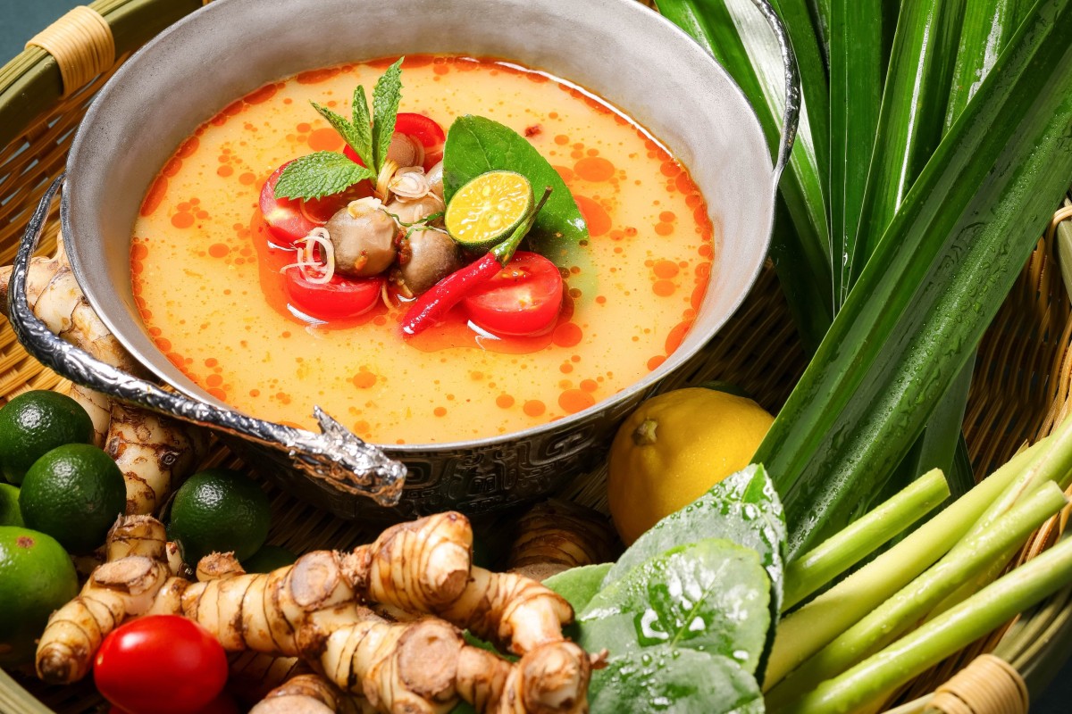 Laksa is one of the eight hotpot soup bases available at Broth. Photo: Broth