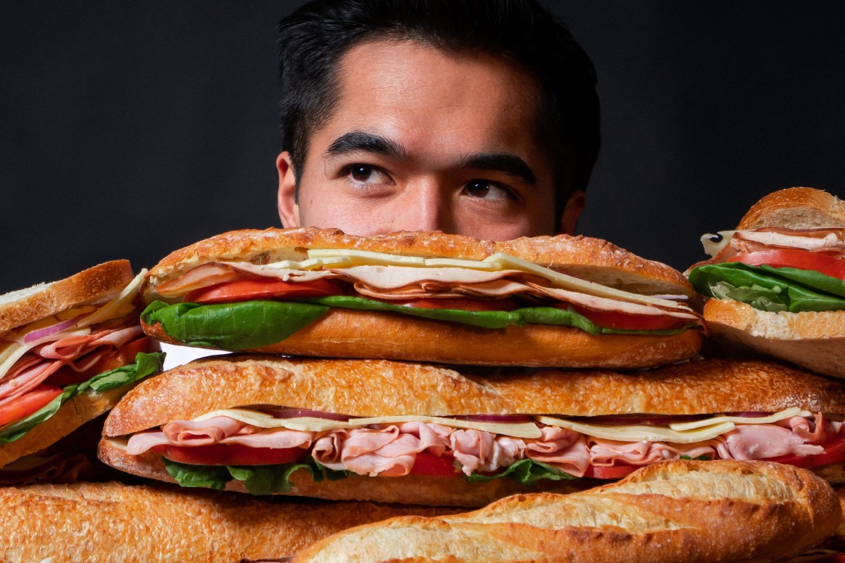 Dubbed “The Sandwich King” on TikTok, Owen Han has millions of followers across social media for his ASMR-style food videos. Photo: Brendan North