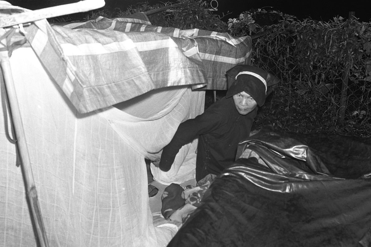 When in 1976 villagers in Sha Tau Kok, in Hong Kong’s New Territories slept in the open for fear of an earthquake, they made sure to use tents with mosquito nets. Photo: SCMP