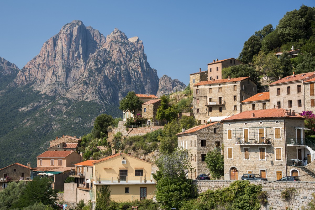 Ote village, in Corsica, France. Photo: Tim Pile