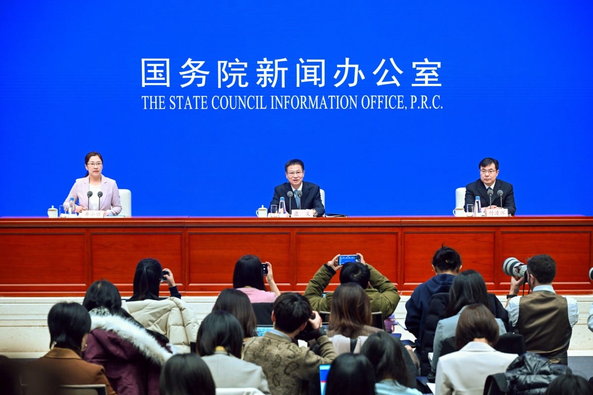 Major statistics for China in 2024, including annual GDP and population figures, were unveiled by the National Bureau of Statistics. Photo: Xinhua