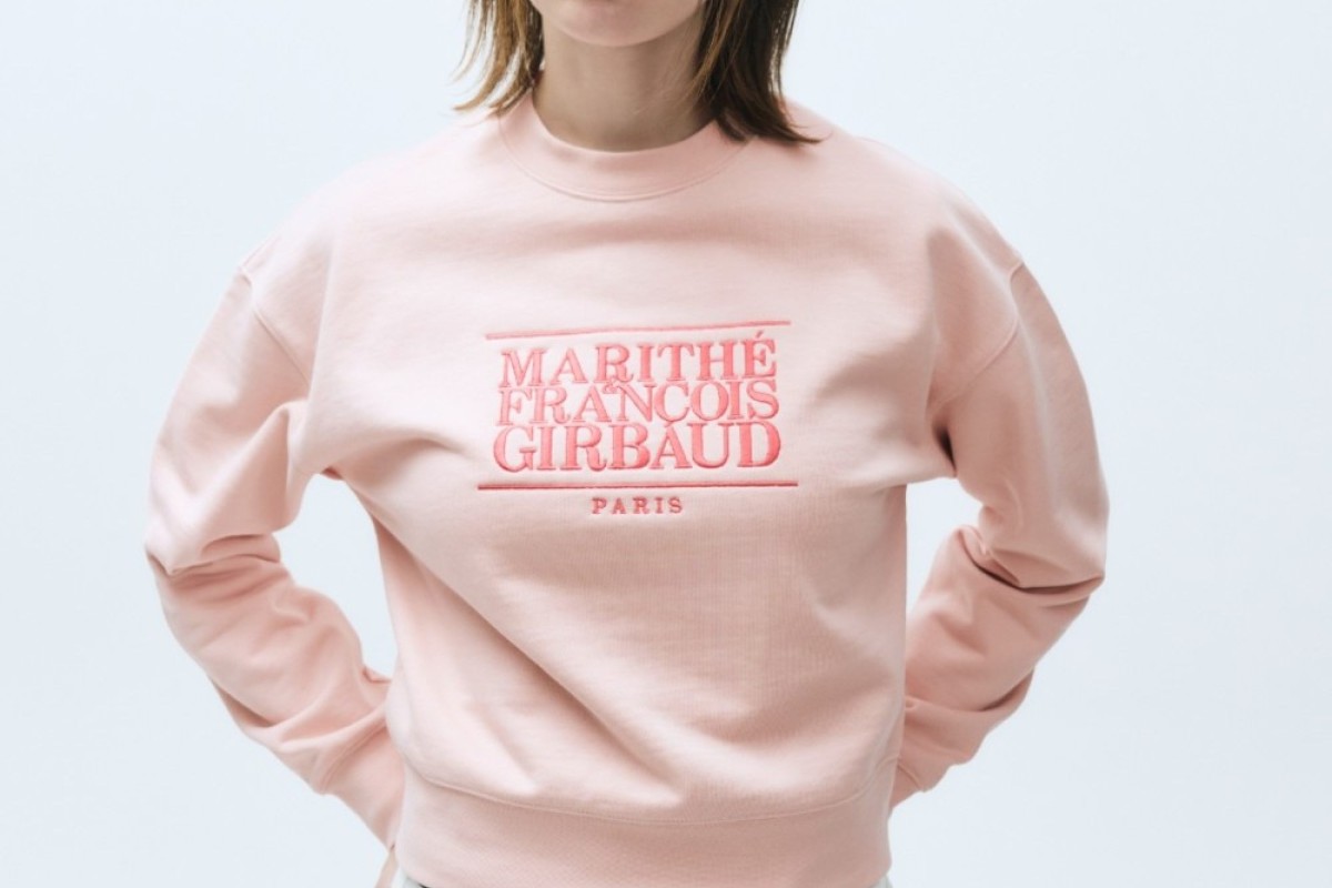 •ᴗ•₎ა♪MARITHE＋FRANCOIS ૮₍ GIRBAUD♡ PULLOVER KNIT LOGO CLASSIC BOUCLE GIRBAUD FRANCOIS MARITHE ワンピース