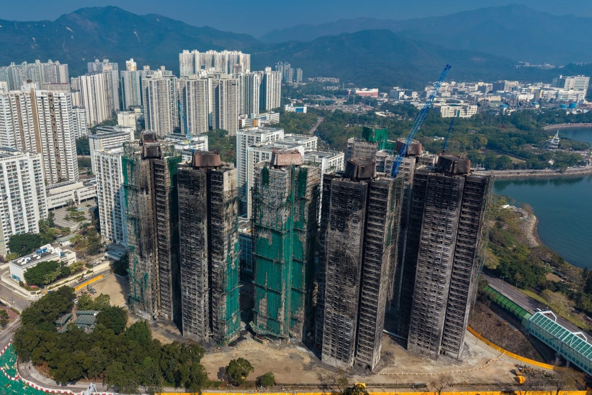 Video evidence at the public hearing show that one of the buildings at Wang Fuk Court became engulfed in less than two minutes. Photo: Sam Tsang
