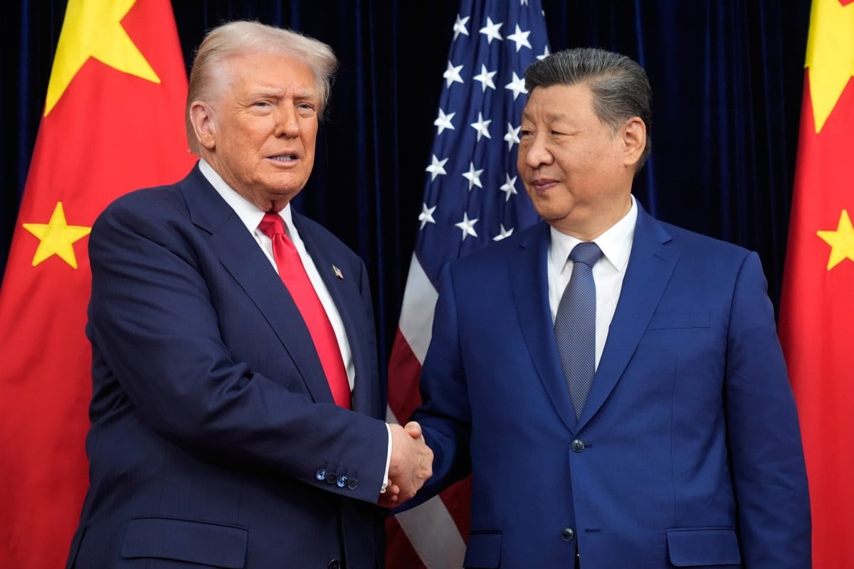 US President Donald Trump and Chinese President Xi Jinping will meet in Beijing today. Photo: AP