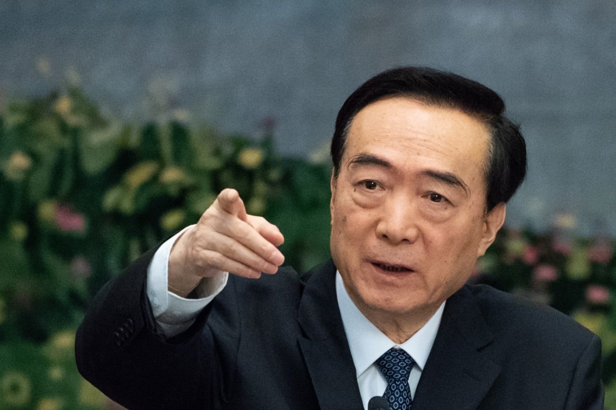 Chen Quanguo took the reins in Xinjiang in 2016 after five years as party secretary of Tibet. Photo: EPA-EFE