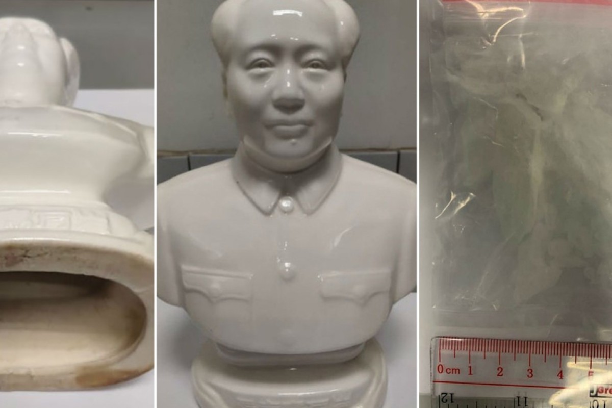 Mao Zedong Drugs Bust Suspected Methamphetamine Found In Sculpture Of Late Chinese Leader S Head During Raids In Hong Kong South China Morning Post