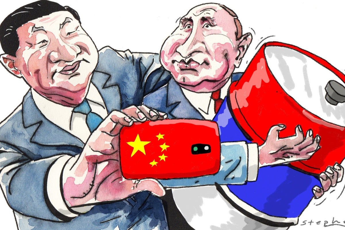 Россия и Китай карикатура