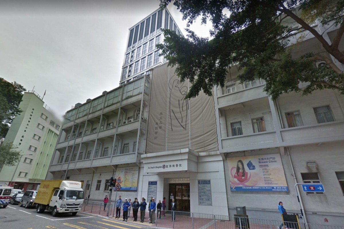 St Paul's Hospital in Causeway Bay, where the spleen removal procedure was performed. Photo: Google Maps
