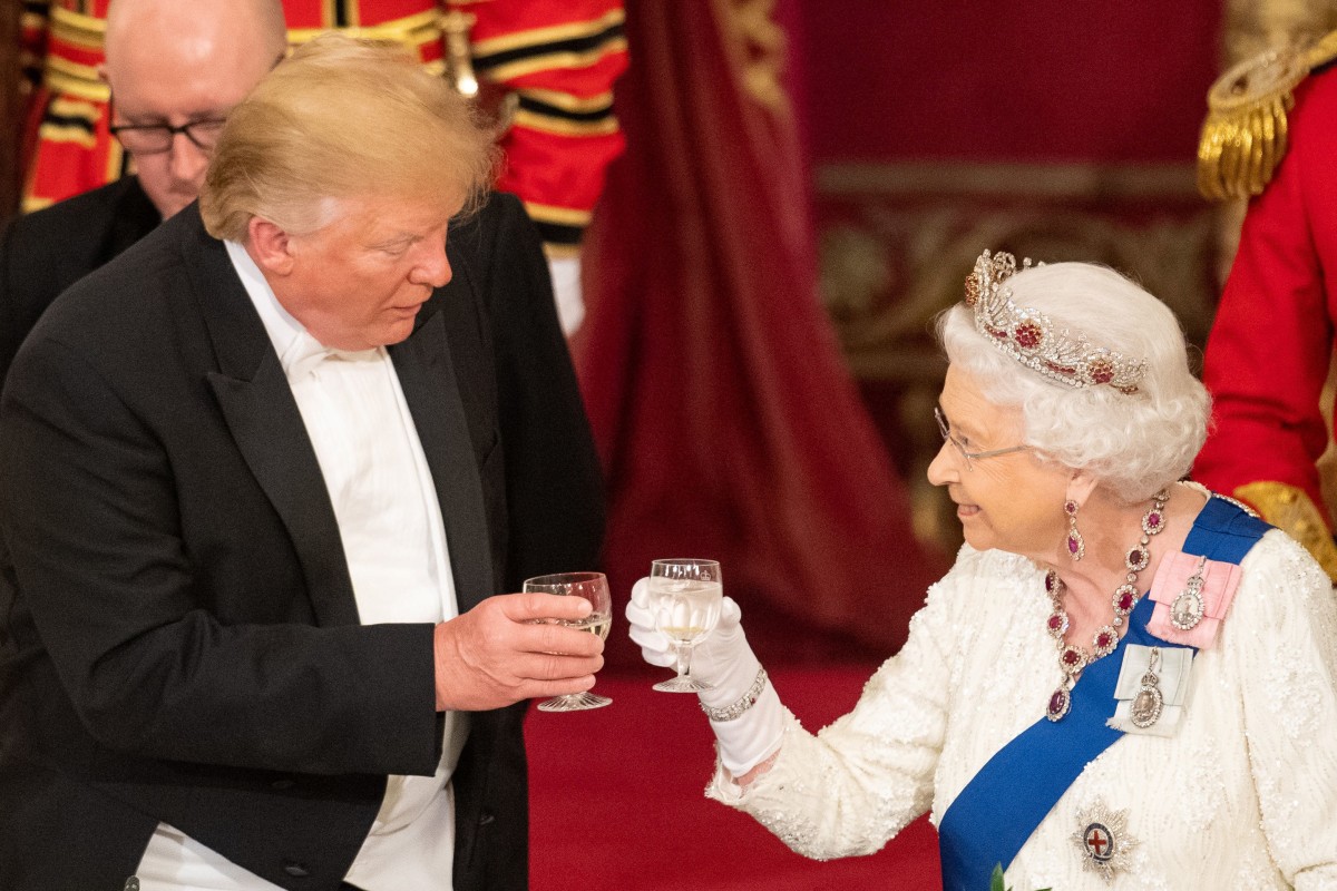 Britain S Queen Took A Subtle Jab At Donald Trump S Attacks On Us Allies While Standing Next Him South China Morning Post