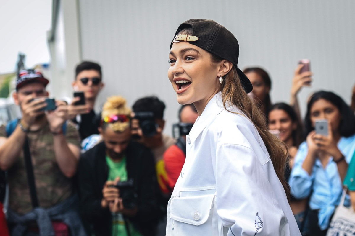 Paris Fashion Week Gigi Hadid Sits Front Row As Virgil