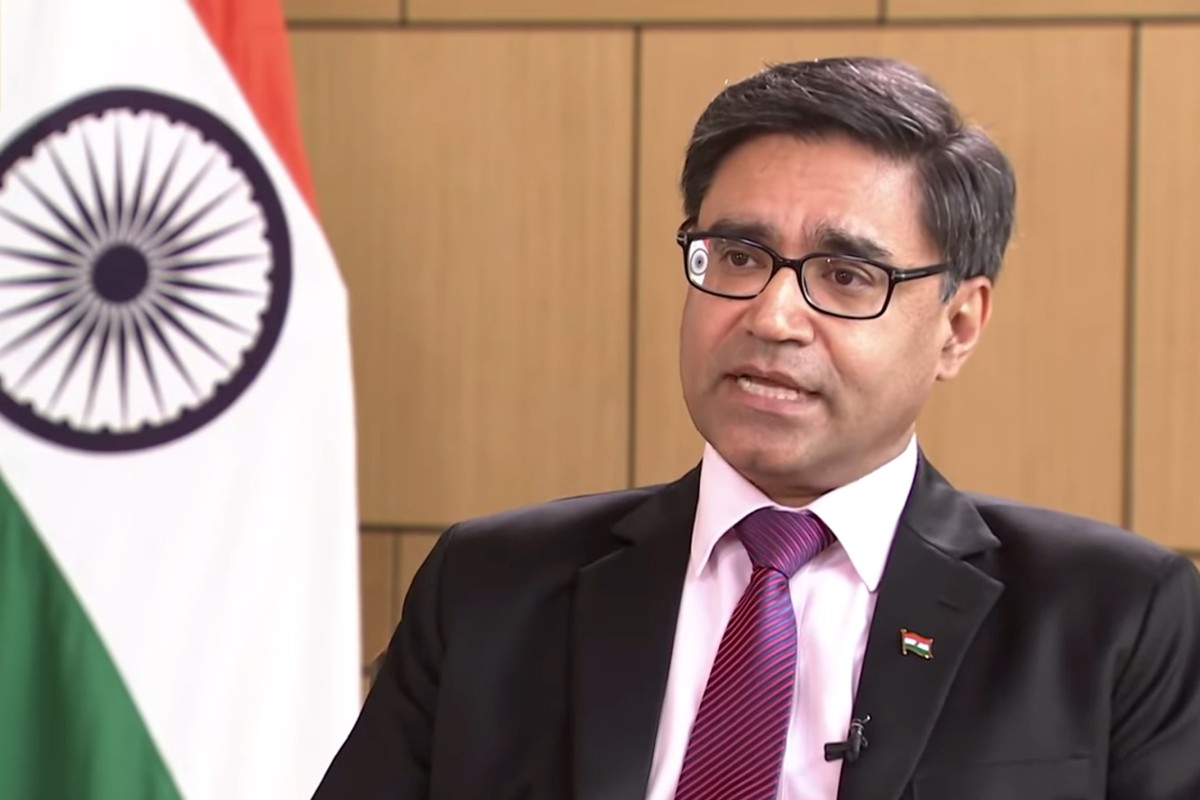 Indian ambassador to China Vikram Misri says that while the countries’ differences will not derail ties, there are still thorny issues to grapple with. Photo: CGTN