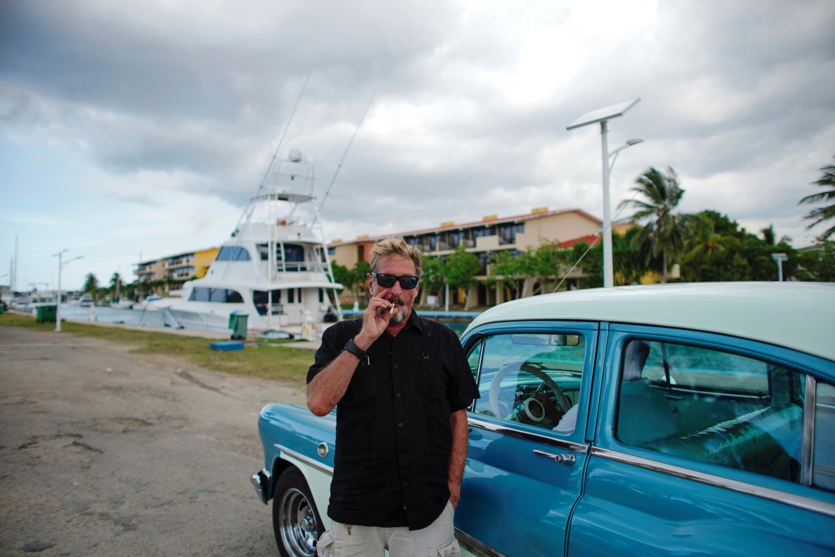 Fugitive Millionaire Antivirus Guru John Mcafee Plans Us - 