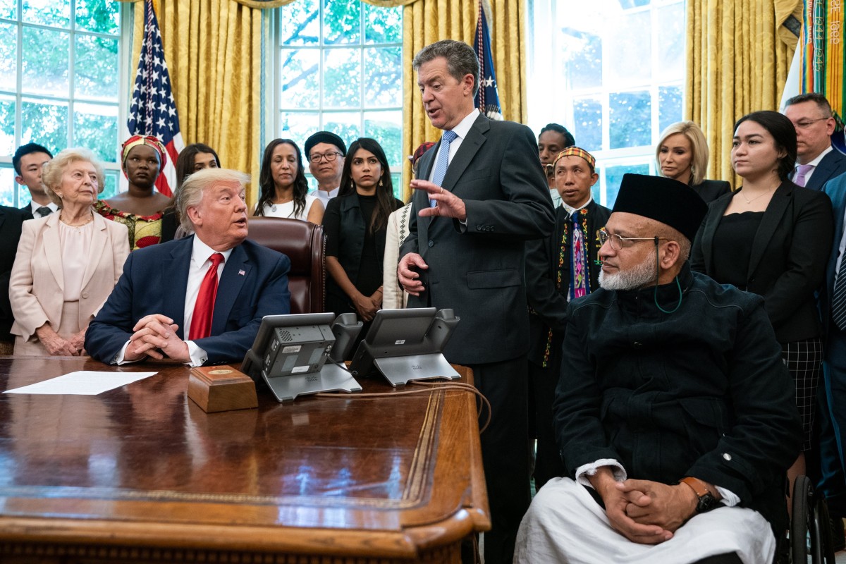 Donald Trump Hears Tough Details Of China S Xinjiang Camps As He Meets Detained Uygur Scholar Ilham Tohti S Daughter South China Morning Post