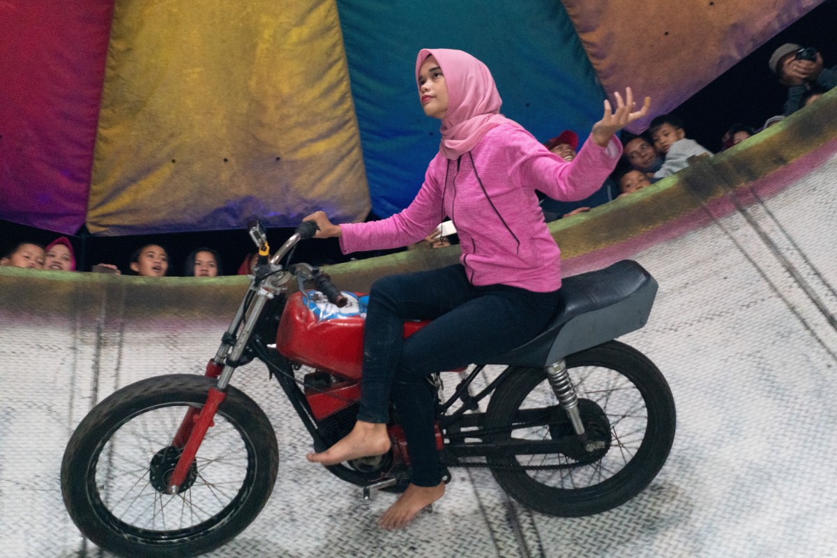 ladies bike rider
