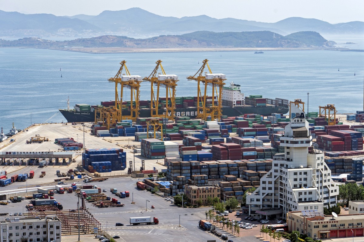 Dalian Port's earnings have dropped more than 30 per cent between 2013 and 2018, according to the group's financial results. Photo: Xinhua