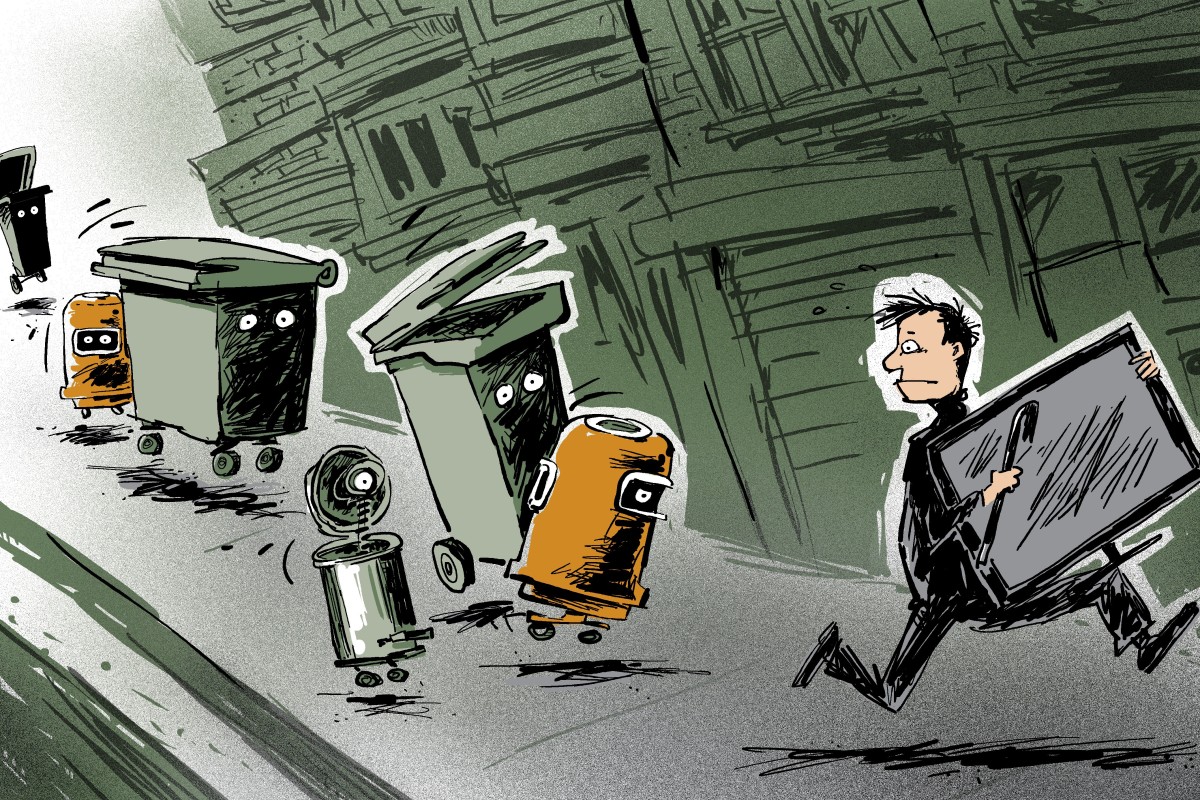 Big Brother Is Watching You Cartoon - In China, Big Brother is watching you even as you sort ...