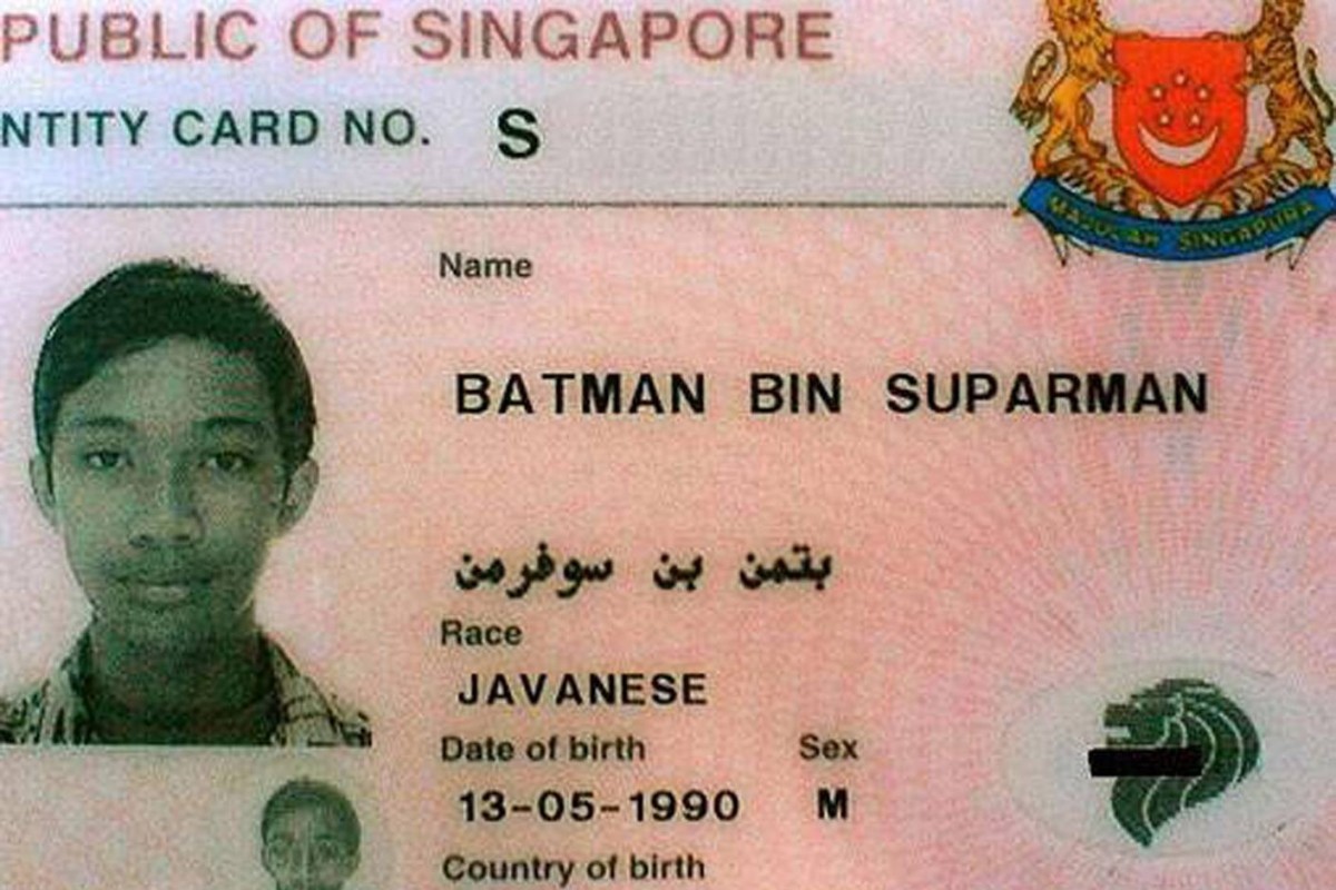 Batman Suparman’s ID card. Photo: Facebook