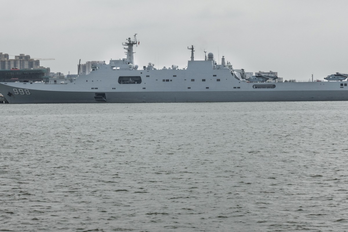 China S Type 075 Helicopter Ship Nears Completion Amateur