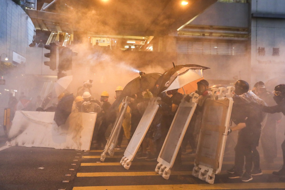 Police have repeatedly clashed with protesters during months of anti-government unrest. Photo: Sam Tsang