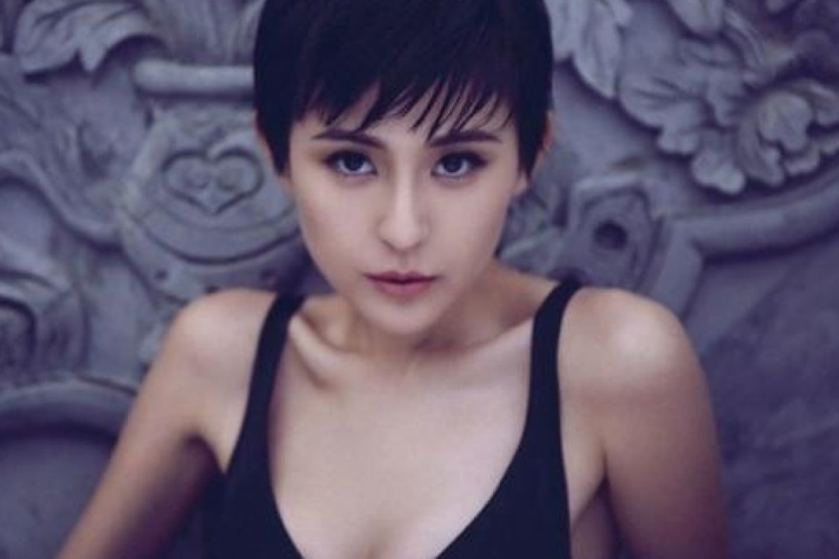Kazakh actress Reyizha Alimjan’s fashion choices sparked a social media storm in China last month. Photo: Weibo