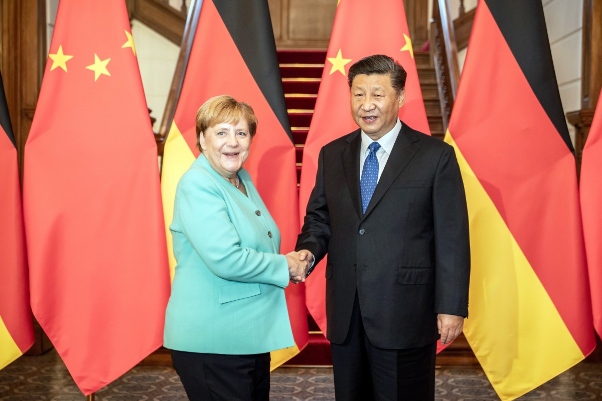 Xi Jinping Promises To Keep Opening Up China S Economy As He Welcomes Germany S Angela Merkel To Beijing South China Morning Post