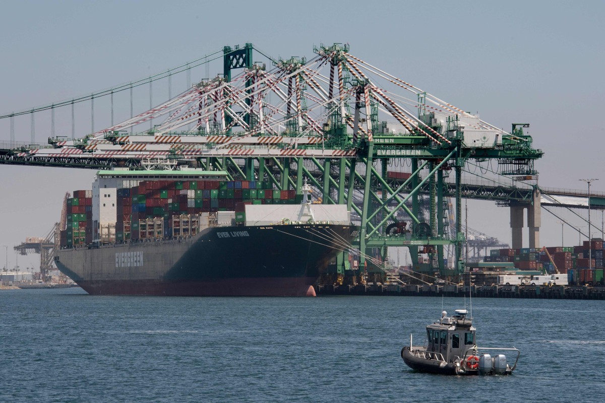 Taiwan’s Evergreen to spend up to US1.6 billion on 10 supersized cargo ships, to be built in