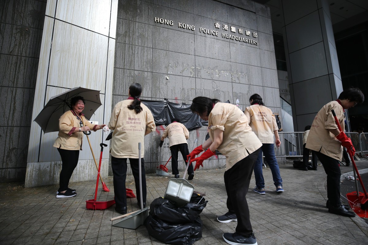 Hong Kong street cleaners’ perseverance and diligence amid the protests