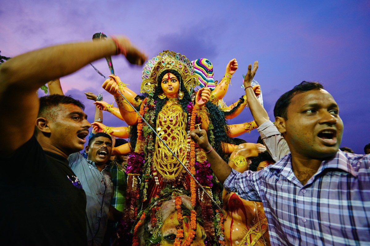 Indian Street Festival Durga Puja Guide To The Celebrations Marquees Legend And Dances South China Morning Post