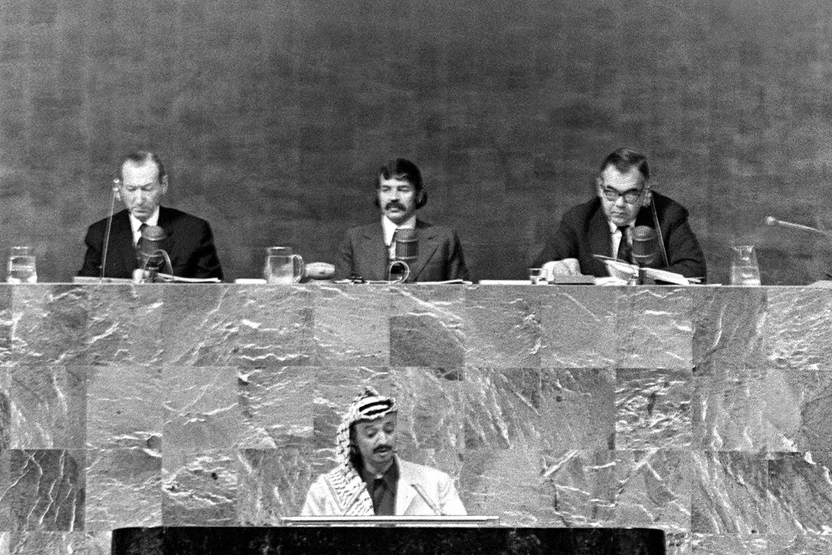 that time arafat brought a gun and