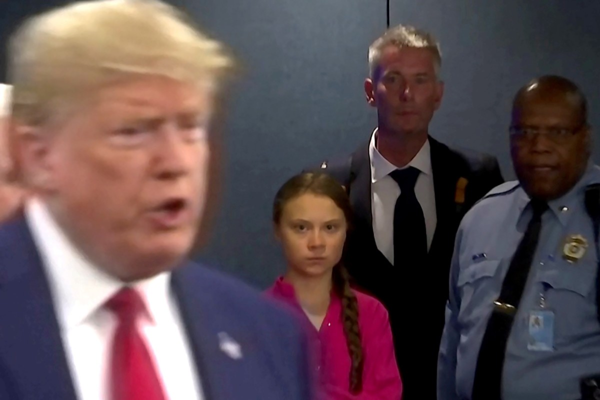 Image result for greta thunberg trump