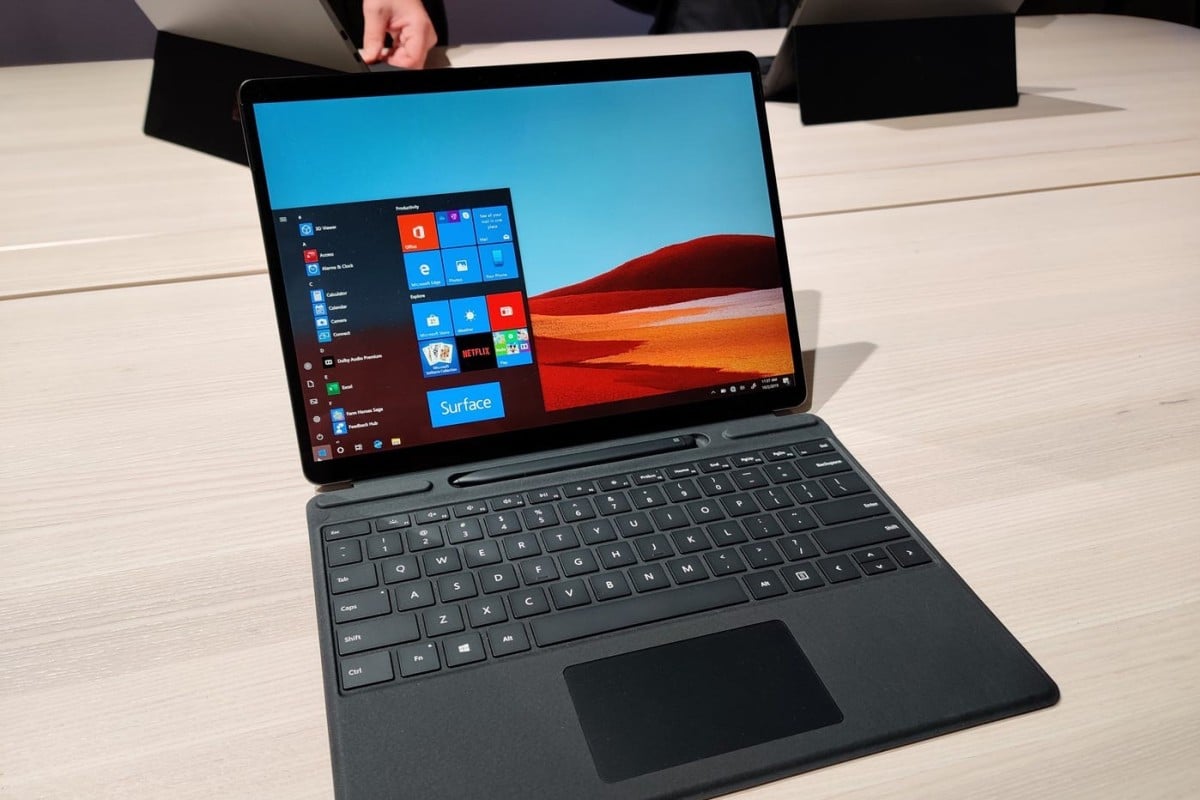 We review the Microsoft Surface Pro X, a slim new laptop with better
