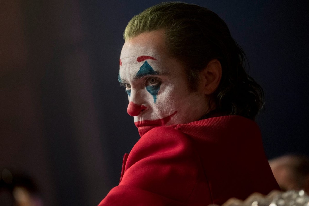 Joaquin Phoenix plays Arthur in Joker. The film broke the October opening weekend box-office record in the US, surpassing Venom with US$96 million.