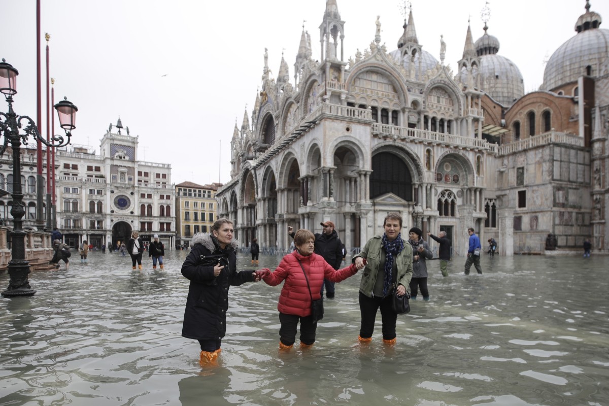 Venice ‘on its knees’ after worst flooding in more than 50 years