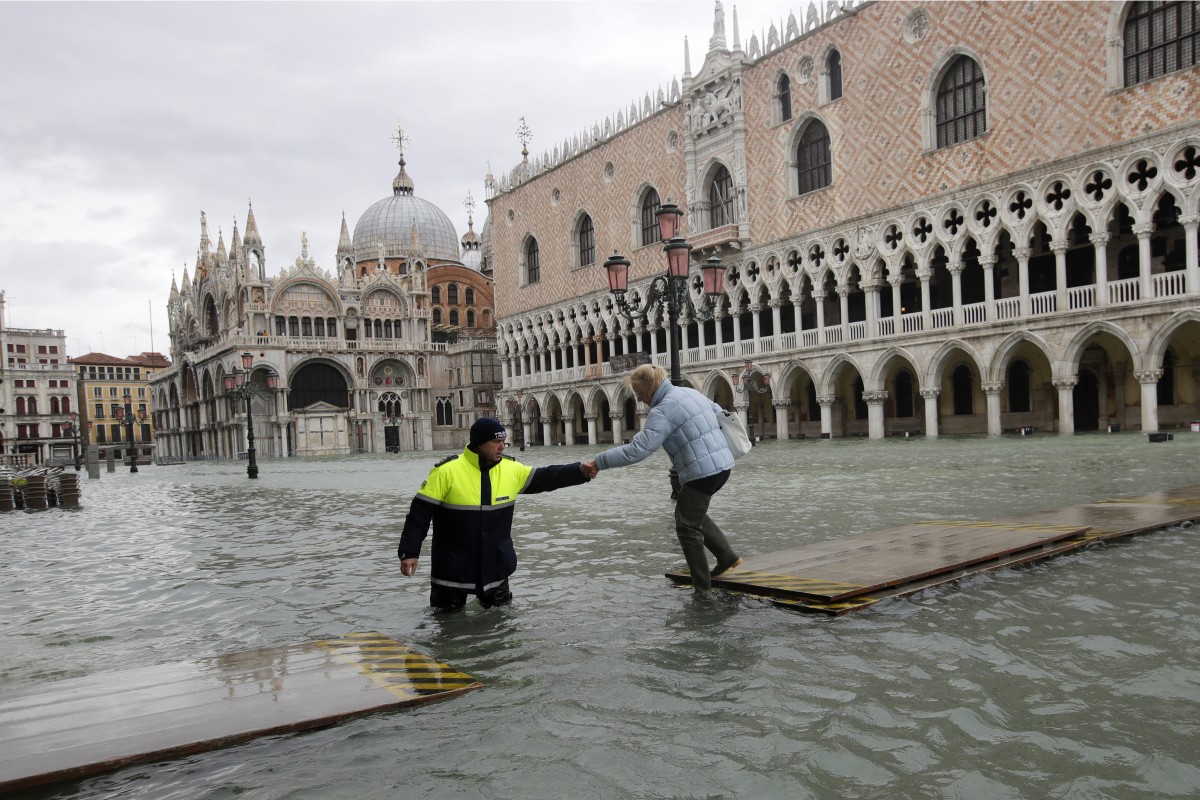 Venice’s St Mark’s Square closed again as city hit by third major ...