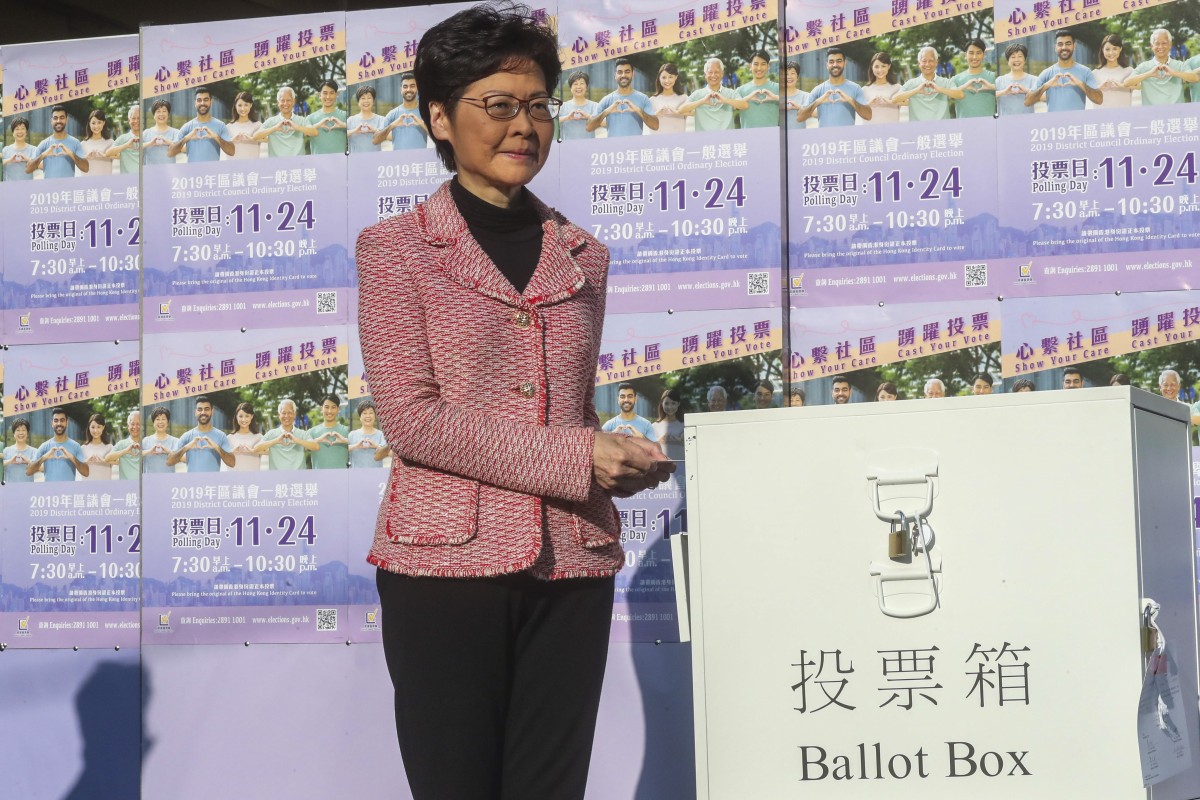 Hong Kong voters have spoken: Carrie Lam must go | South ...