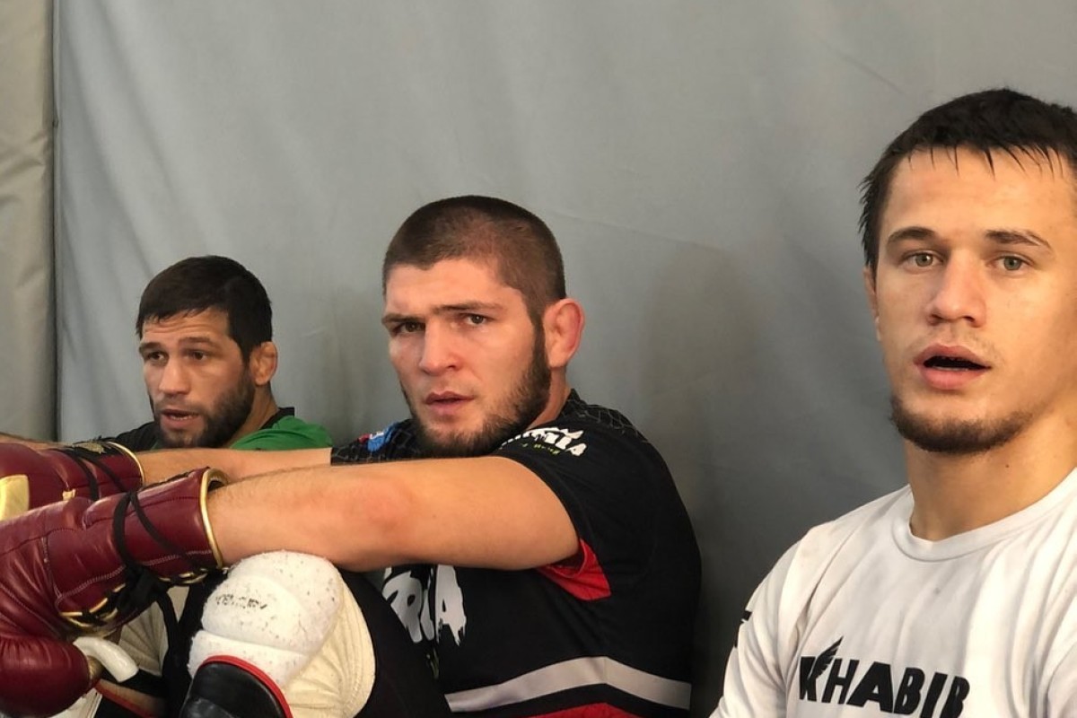 UFC’s Khabib watches cousin Usman Nurmagomedov destroy ...