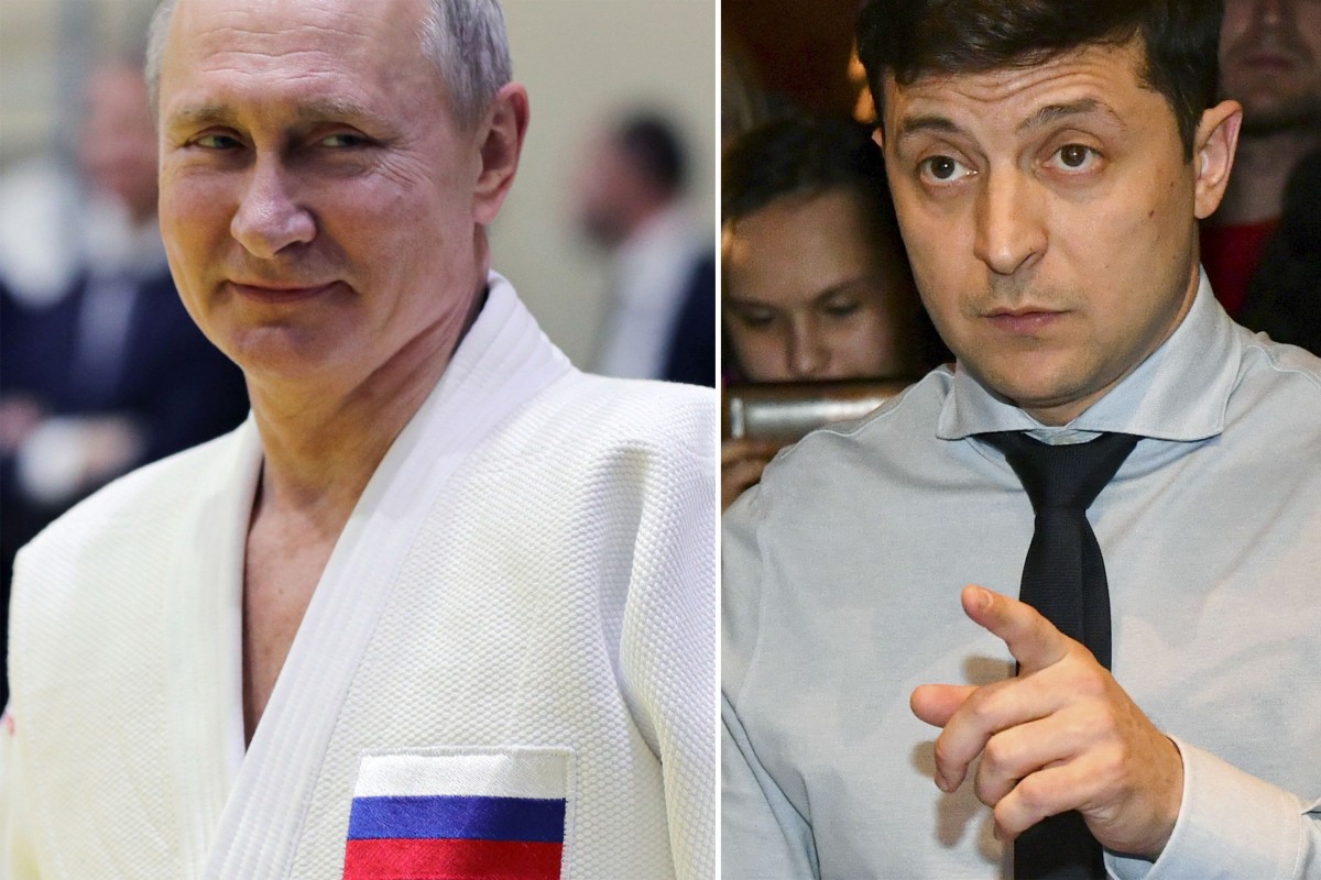 Vladimir Putin Volodymyr Zelensky Meet For The First Time In Aim To
