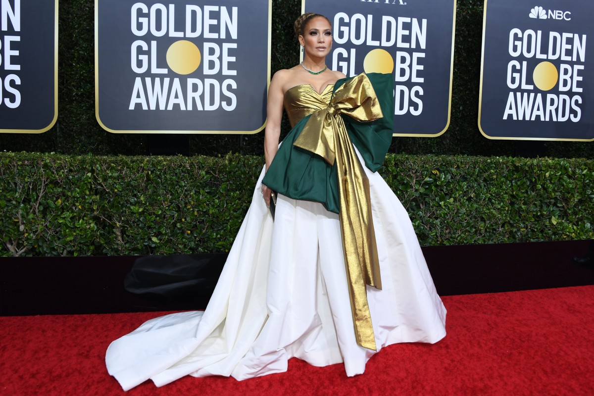 charlize theron golden globes dress
