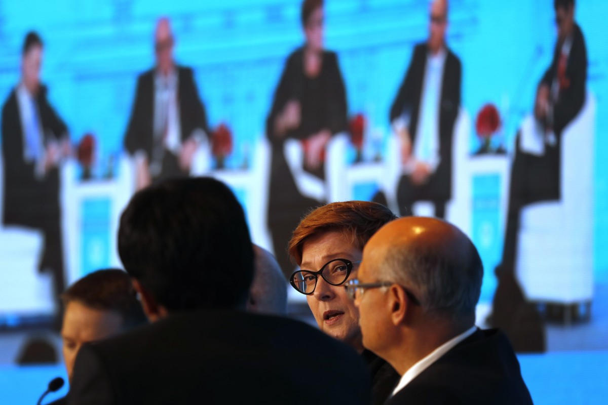The Raisina Dialogue hosted a panel featuring top officials from India, Australia, France and Japan. Photo: AP