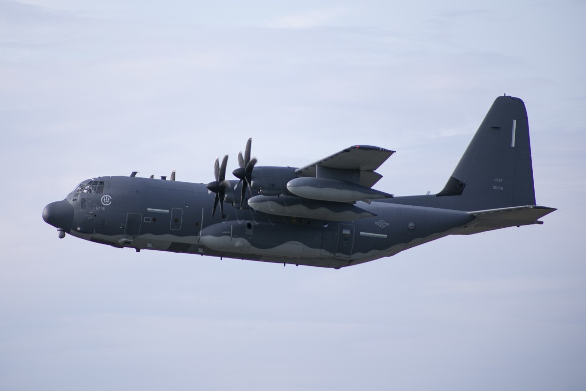 Two US MC-130J surveillance planes flew from the Kadena Air Base in Okinawa over the Taiwan Strait. Photo: US Special Operations Command