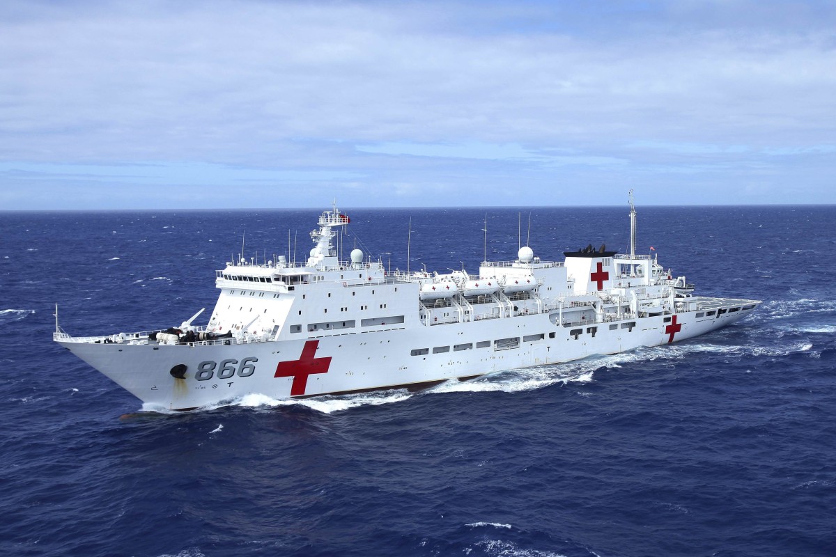 The Chinese navy’s Daishandao is the country’s only hospital ship, but that could be about to change. Photo: Reuters