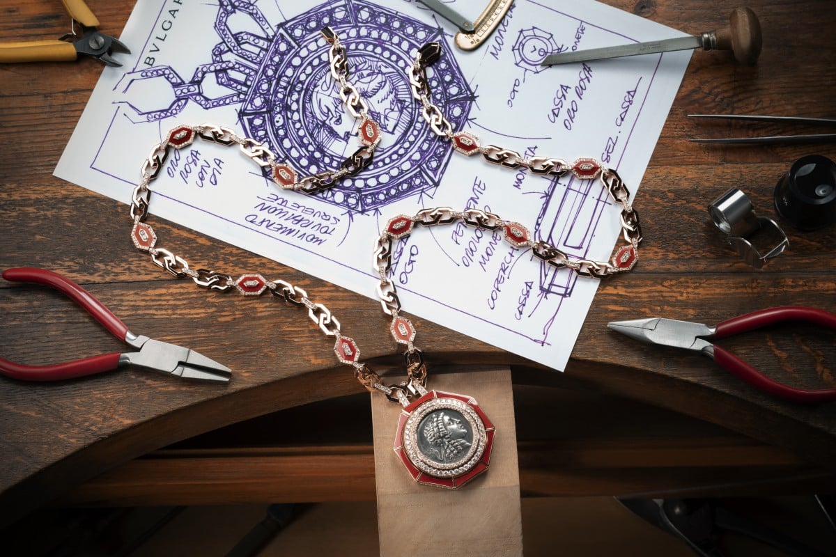 Pendant watches, like Bulgari’s Monete High Jewellery Pendant Secret Watch, are making a comeback. Photo: Bulgari