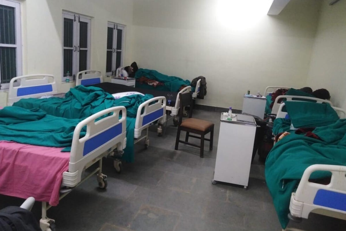 An Indian government quarantine centre in Baramulla in north Kashmir. Photo: Handout