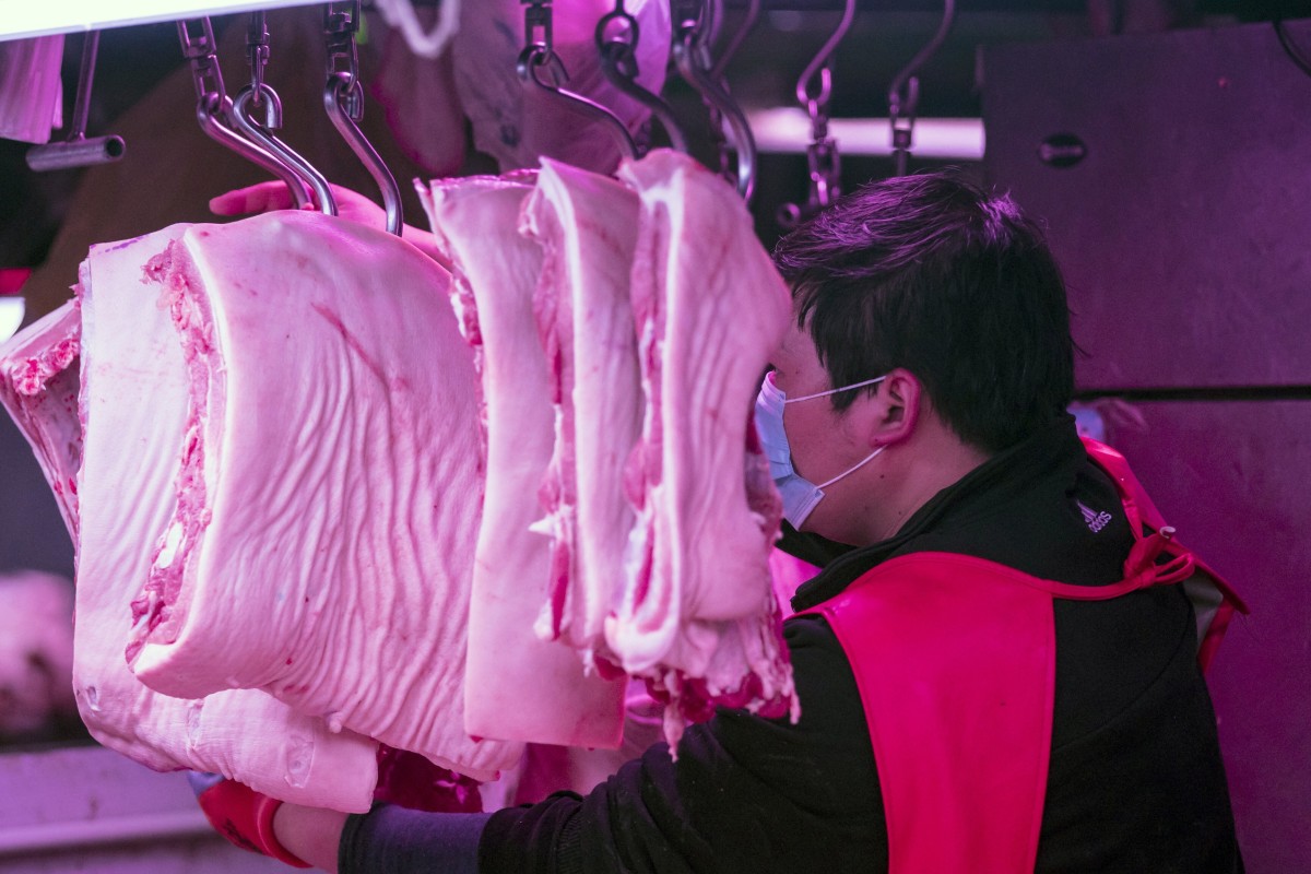China’s pork industry has been severely dented by African swine fever disease in the past 18 months. Photo: Bloomberg