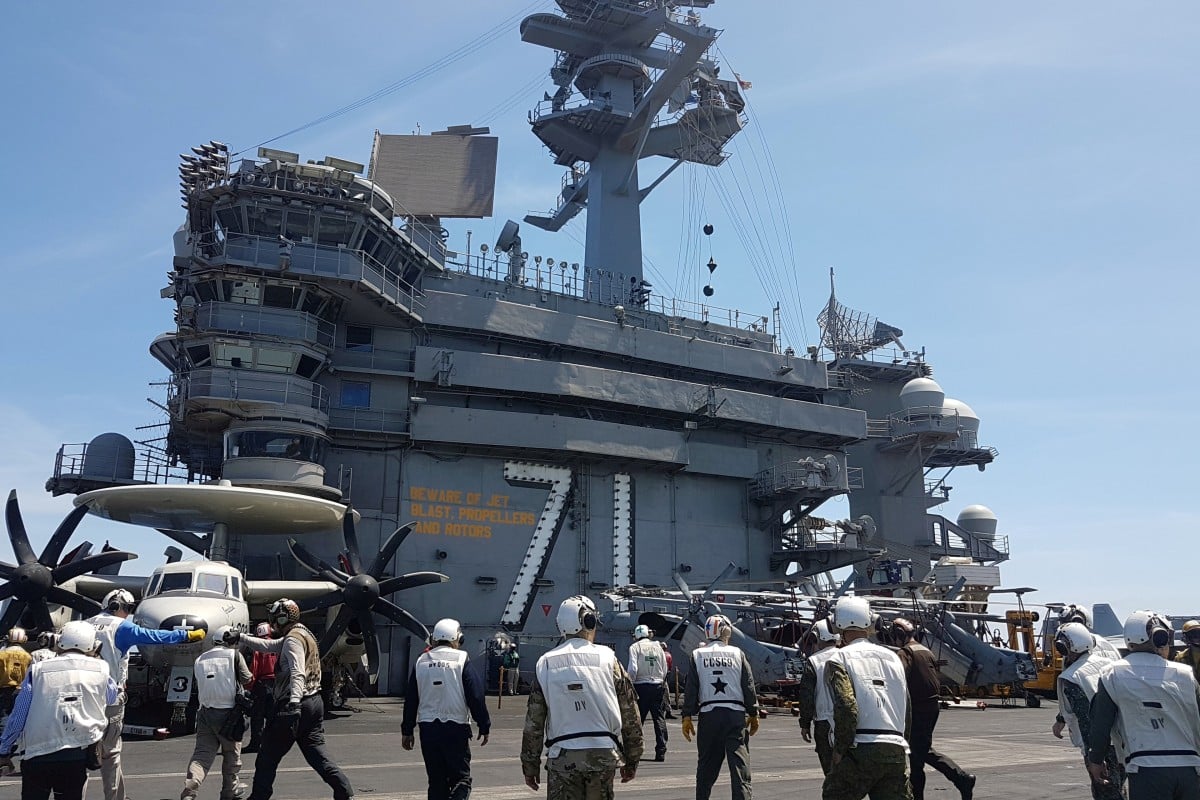 The the United States has called on China to stop its ‘bullying behaviour’ in the disputed waters. Photo: Reuters
