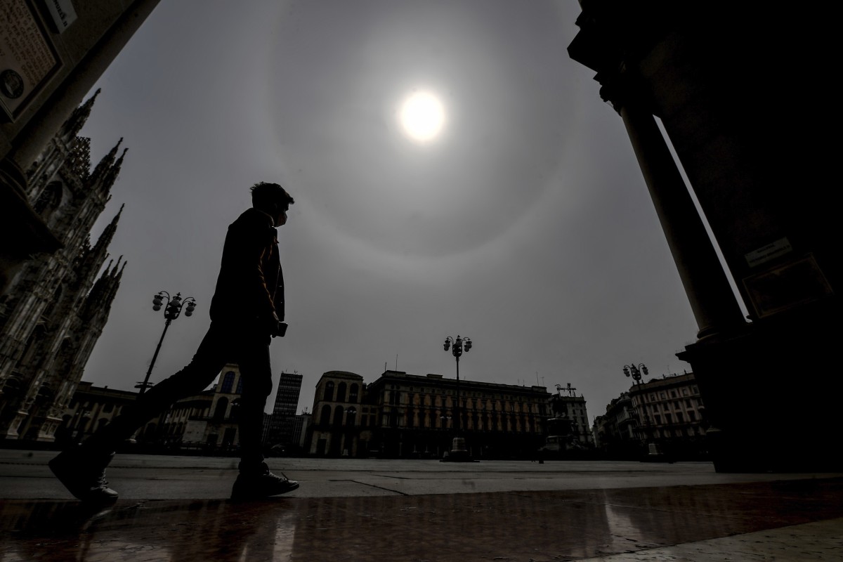 Air quality in northern Italy may play a factor in the nation’s high Covid-19 death rate, says a researcher who has used satellite images to draw correlations between pollution and the coronavirus toll. Photo: AP