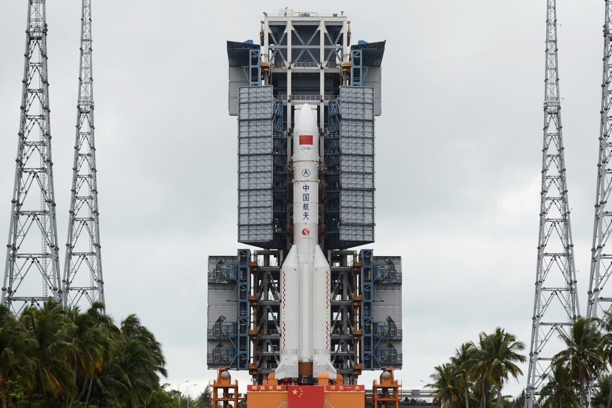 china launches manned spacecraft prototype with new long march 5b rocket chindia alert you ll be living in their world very soon
