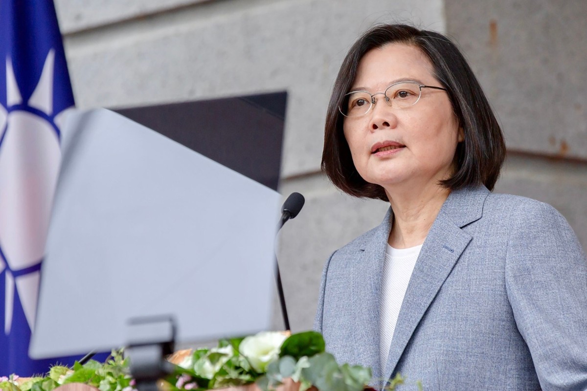 President Tsai Ing-wen said if Beijing’s national security law was implemented in Hong Kong it would seriously erode the city’s freedoms and judicial independence. Photo: AFP